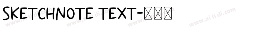sketchnote text字体转换